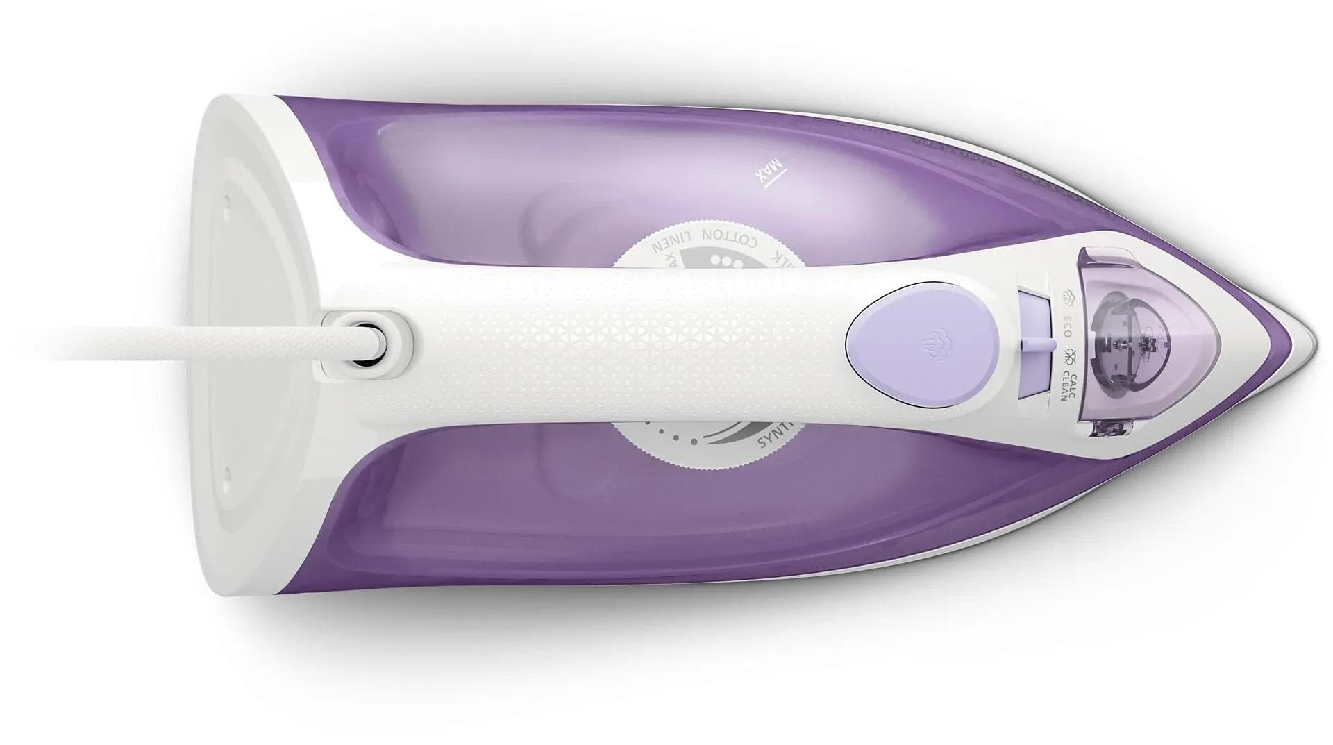 Philips 1000 Series Steam Iron, 1800 Watt, 250 ml, Purple White - DST1020/30