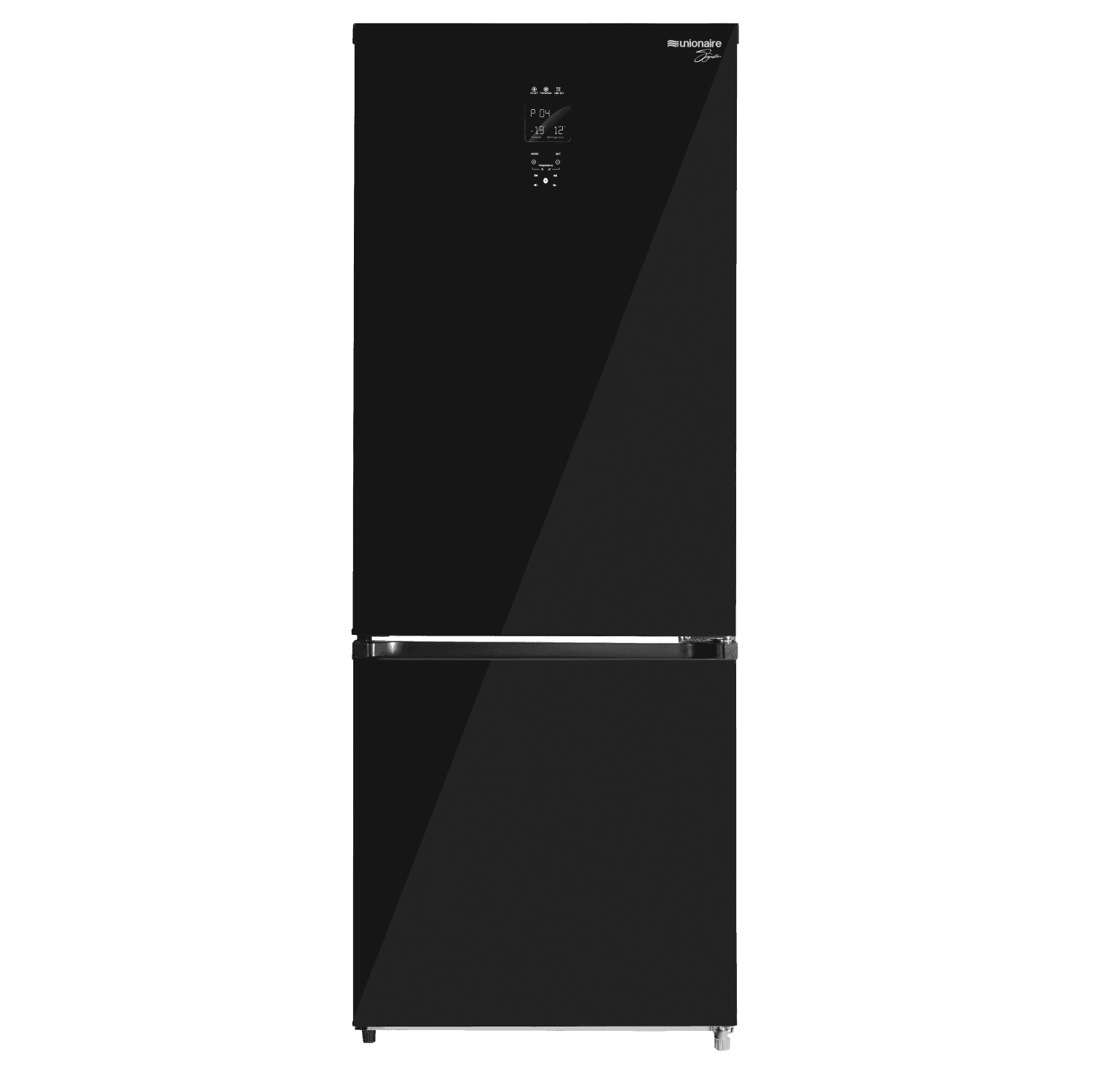 Unionaire | Refrigerator, Combi, No-Frost, 545 Liter, Glass Door - Black, URN800CEPBLG1ADXHIRBXXLN