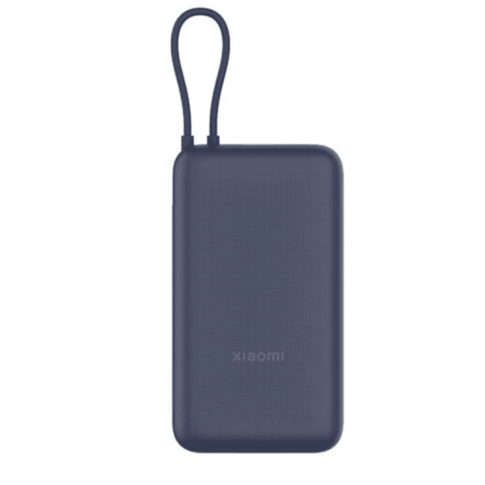 باور بانك شاومي 33 واط 20000 مللي أمبير (كابل مدمج) - أزرق