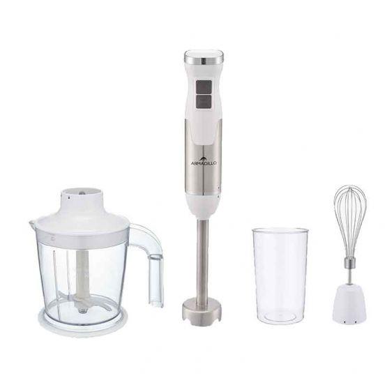 product-Armadillo Hand Blender Multi-Funtion -1000W , Chopper 700mm , Whisking Bowl 600mm , Egg Beater , ARM-SDA-HBLDG-WH-005 - White