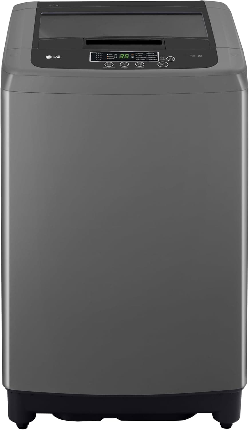 غسالة ملابس فوق اوتوماتيك إل جي، 11 كجم، تحميل علوي، انفرتر - فضي داكن، T1164NEHGB