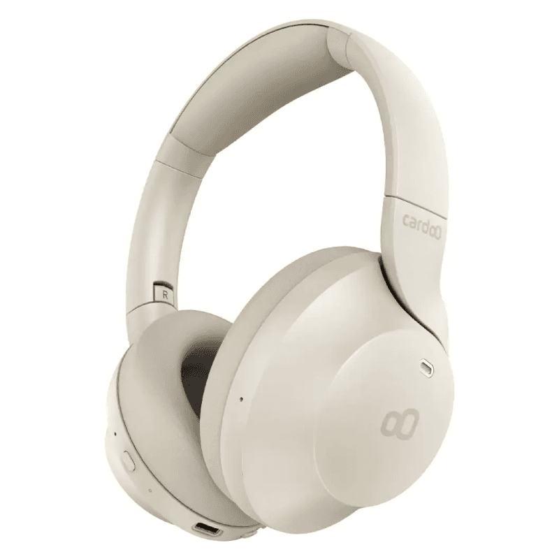 Cardo Wireless Headphones, 40mm Driver, 500mAh Battery - Beige