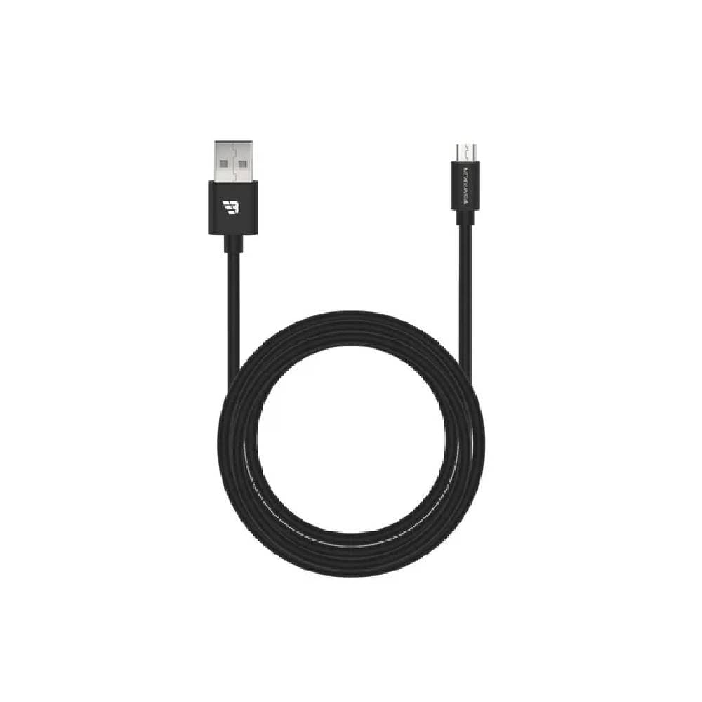 كابل بايكرون الذكي بطول 1.2 متر، منفذ USB 2.0 إلى منفذ Micro للشحن والمزامنة - أسود