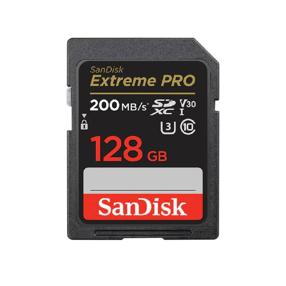 SanDisk 128GB Extreme PRO SDXC UHS-I Card Speed UP TO 200MB/s -Black