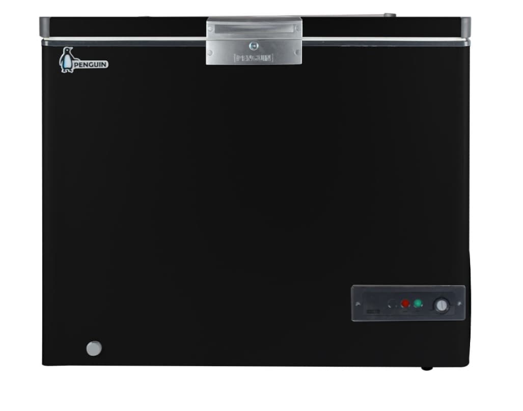 Penguin Chest Freezer, 205 Liters - Black, ES250LG