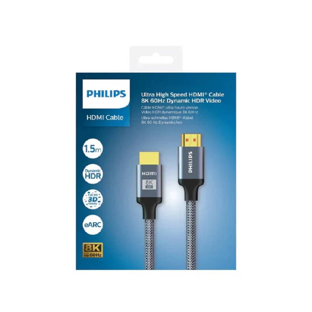 Philips Ultra High Speed HDMI Cable 8K 60Hz Dynamic HDR Video - Gray
