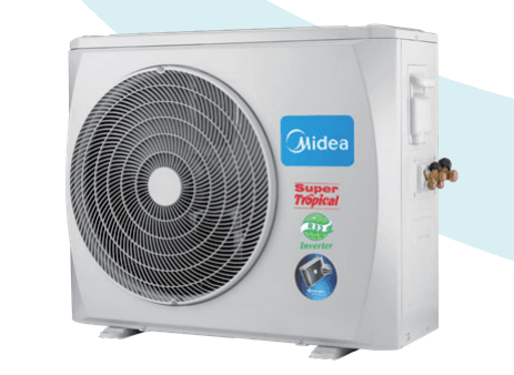 Midea Eco Master Split Air Conditioner With Inverter Technology, Cooling & Heating, 3 HP, White - M1SEFT-24HRDN8F-Q8