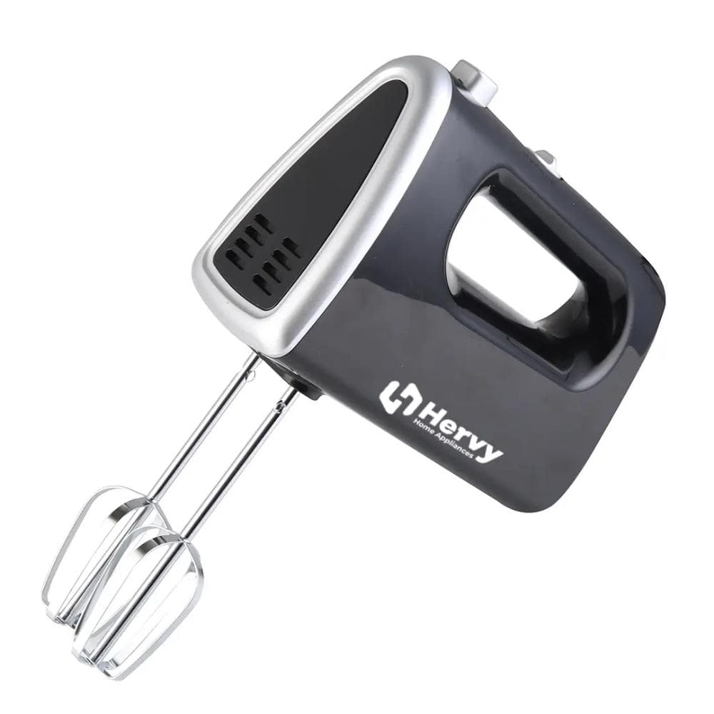 Hervy Hand Mixer, 400w, 5 Speed - Black, Hm-001