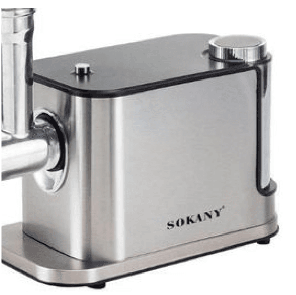 Sokany Meat Grinder, Stainless Digital, 3600 Watt - Silver