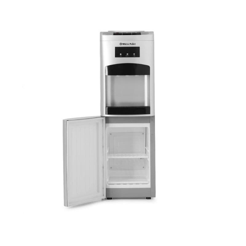 White Point Water Cooler, 3 Taps, with Refrigerator, WPWD1316FSL - Silver