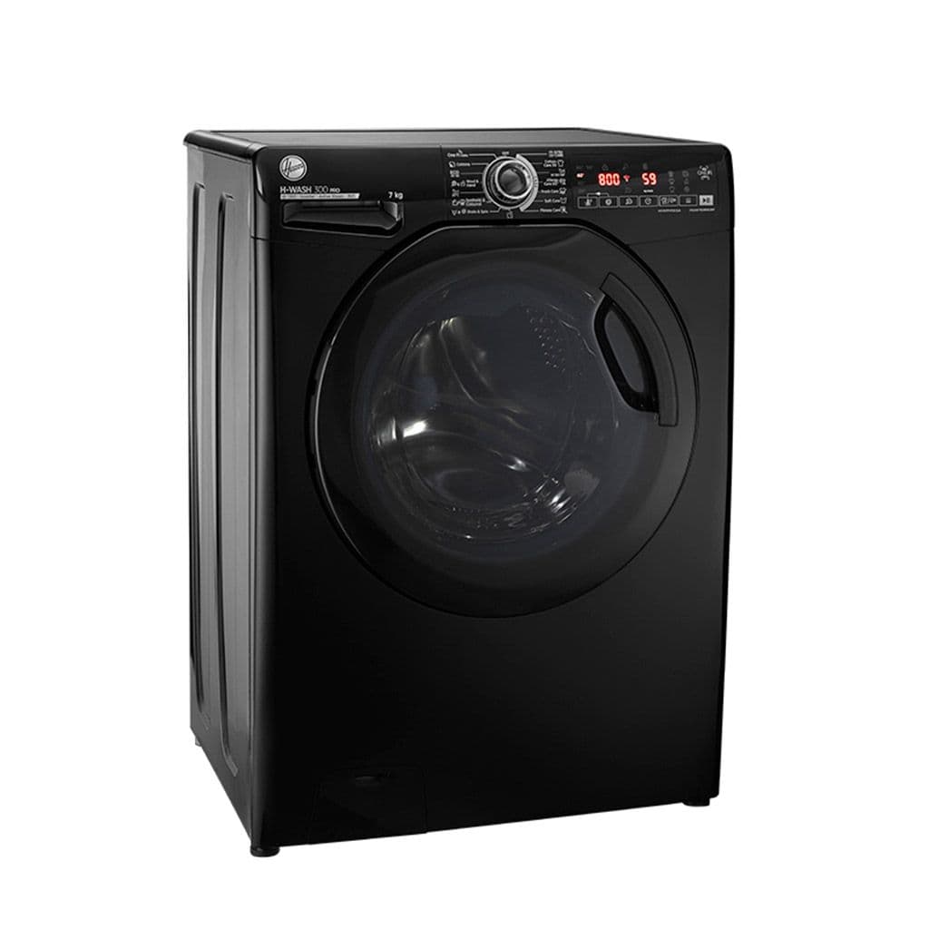 Hoover Automatic Washing Machine, 7 kg, 1100 RPM, Wi-Fi, Inverter, H3WS17TMF3BELA - Black