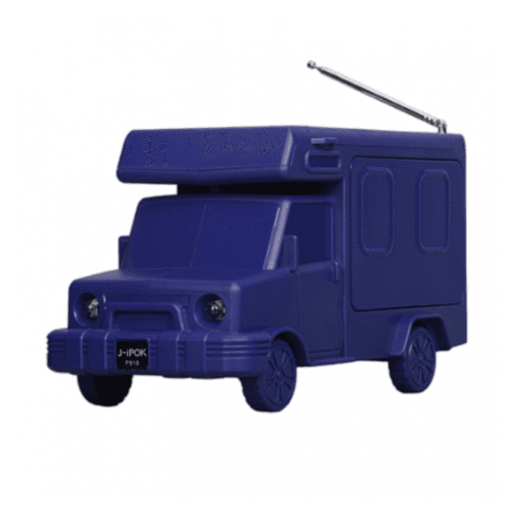 EVO P818 Car Design Wireless Bluetooth Speaker - Blue