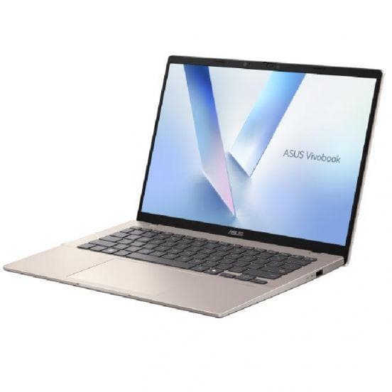 Asus Vivobook 14 Laptop Snapdragon® X X1 26 100, 16GB Ram, 512GB SSD, Qualcomm® Adreno, 14.0-inch WUXGA, Win11, X1407QA-LY045W - Platinum Gold