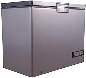 Passap Horizontal Deep Freezer, Stainless Steel, 283 Liters, ES341L - Silver