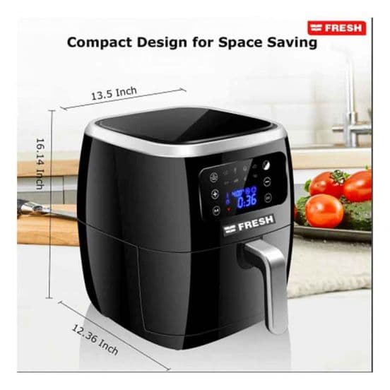 Fresh | Digital Air Fryer, 5.5L, 1800W - Black, AFF1800B