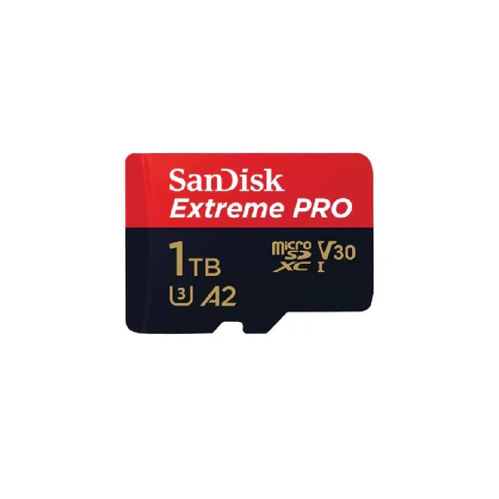SanDisk Extreme Pro 1TB micro SDXC UHS-I Card with Adapter 200-140MB - Black