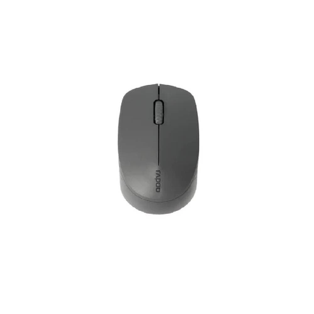 Rapoo Wireless Mouse M100 Silent, High Resolution 1300 DPI Sensor Silent Click - Black