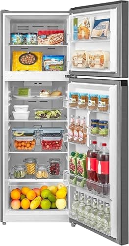 Midea No Frost Refrigerator, 338 Liters, Stainless Steel - MDRT489MTN46