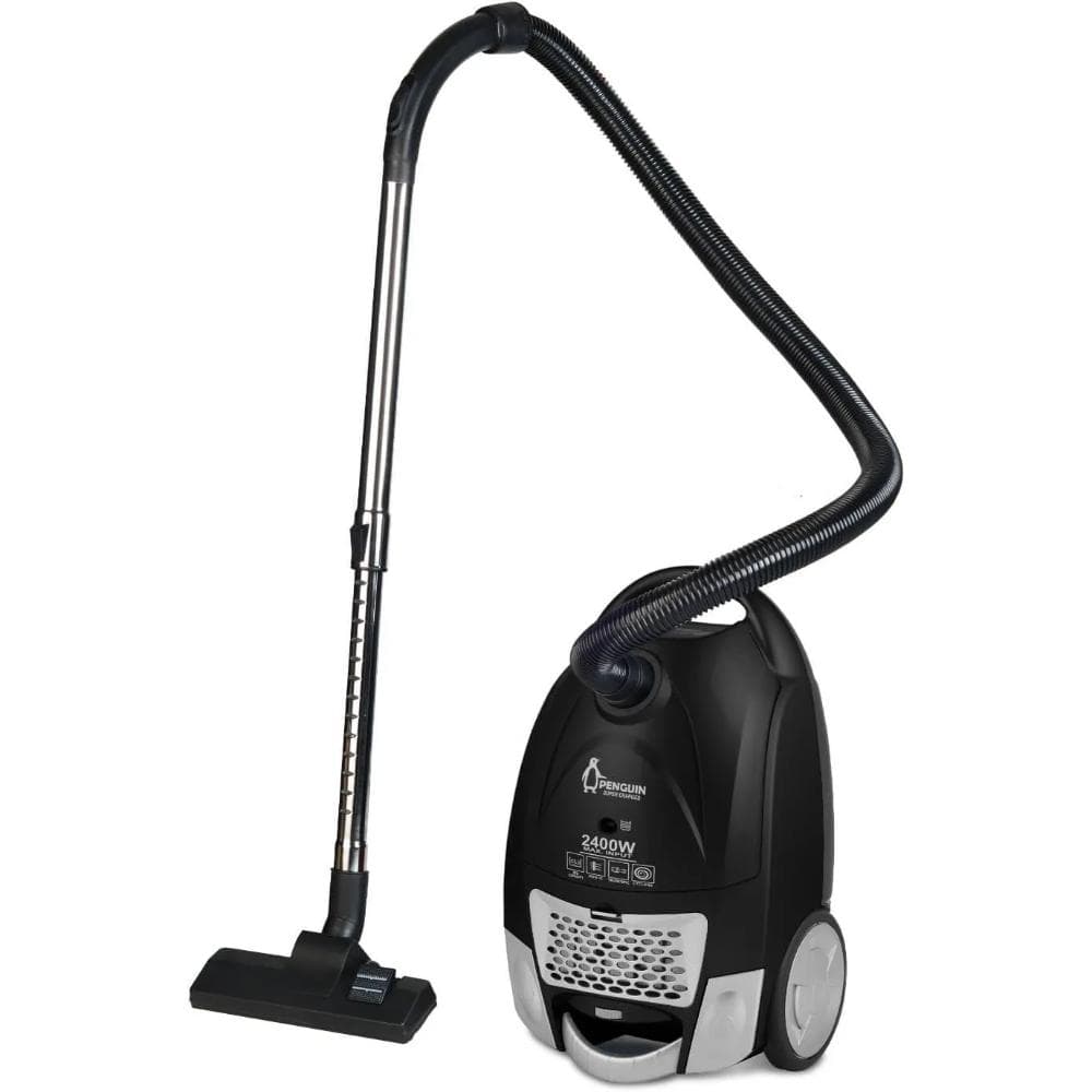 Penguin Super Charged Bagged Canister Vacuum Cleaner, 2400 Watt, Black - PV-2400