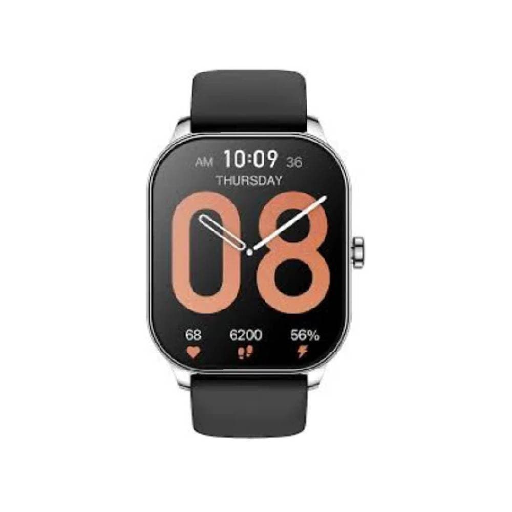 Amazfit POP 3S Smart Watch for Unisex, AMOLED Display, 1.9 Inch - Silver