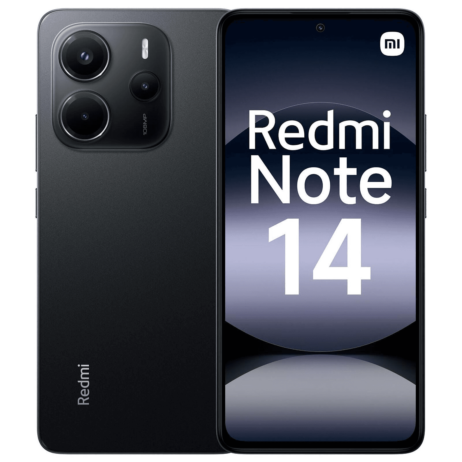 Xiaomi Redmi Note 14, 128GB, 8GB RAM, Dual SIM, 4G, Midnight Black