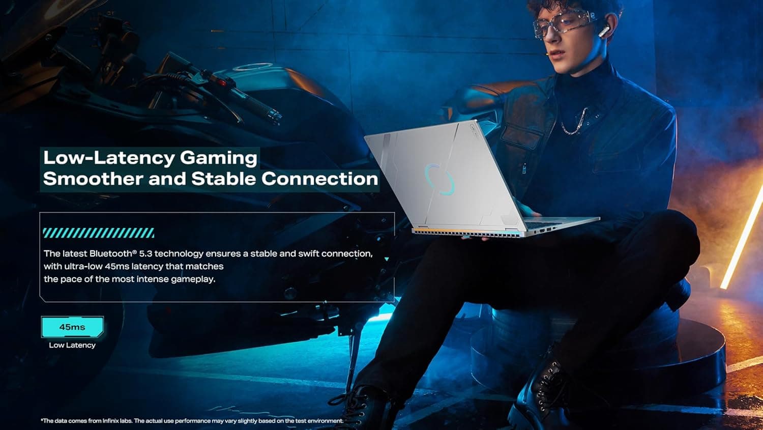 Infinix XBuds 3 GT In-Ear Earbuds, Up to 28 Hours, Black - XE30