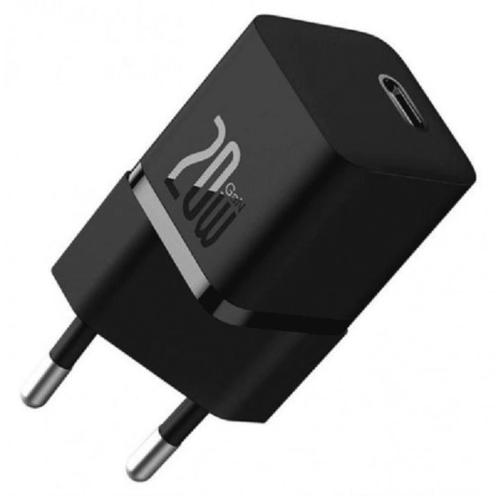 Baseus GaN 5 Mini Charger, 20W, CCGN050101 - Black