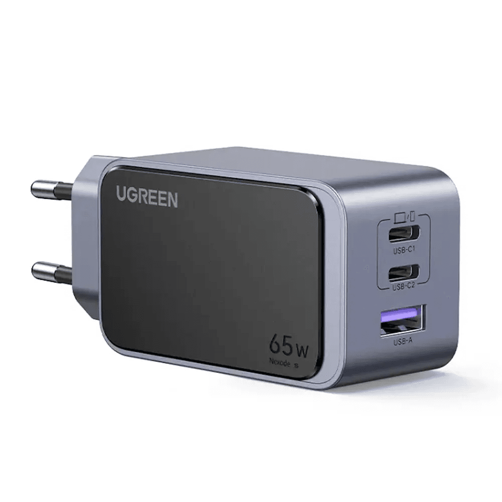 شاحن حائط Nexode يوجرين، 65 واط، X553 - رمادي