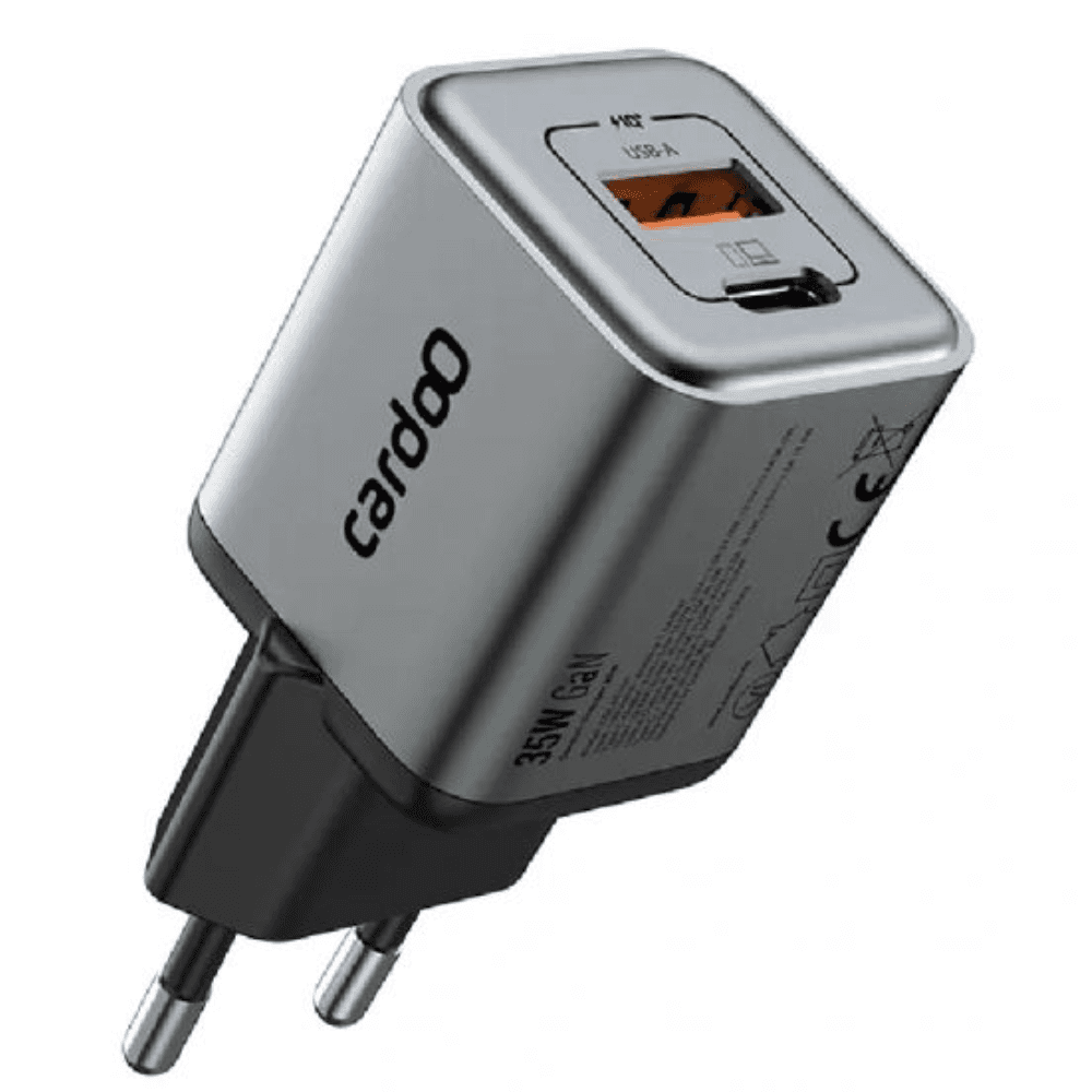 CardoO Charger USB&USB-C, 35W, CGLAEU01B - Black
