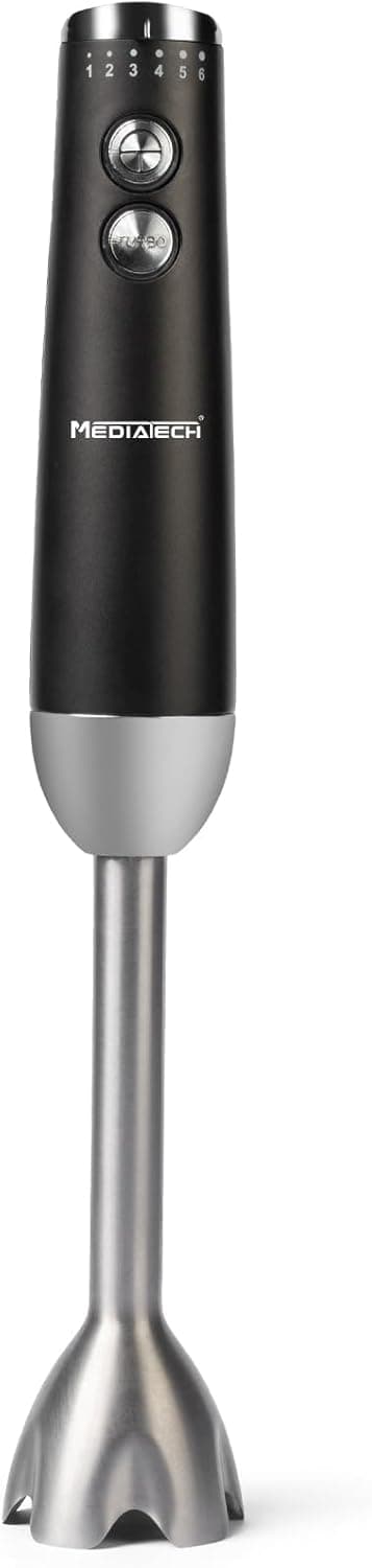 خلاط يدوي ميديا تك، 1200 وات،موتور نحاس MT-HB300 - اسود