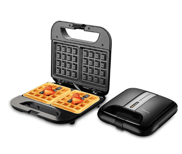 Sokany Sandwich Maker, 750 Watt - Black