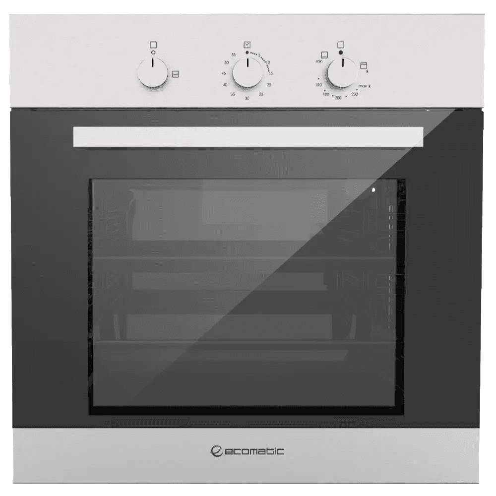 فرن بلت إن ايكوماتيك، غاز، 60 سم، 67 لتر، شواية، G6403B - فضي
