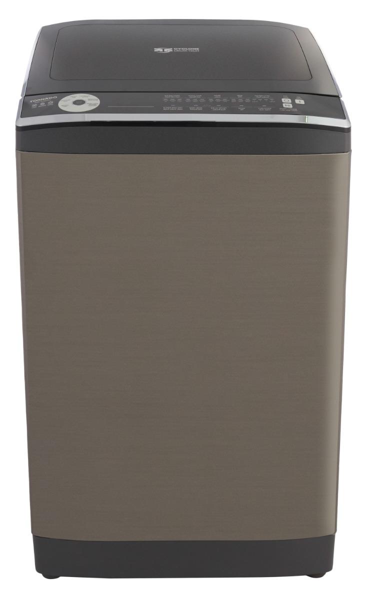 product-Tornado Top Loading Washing Machine, 9 Kg, Silver - TWE-TLN09RSL