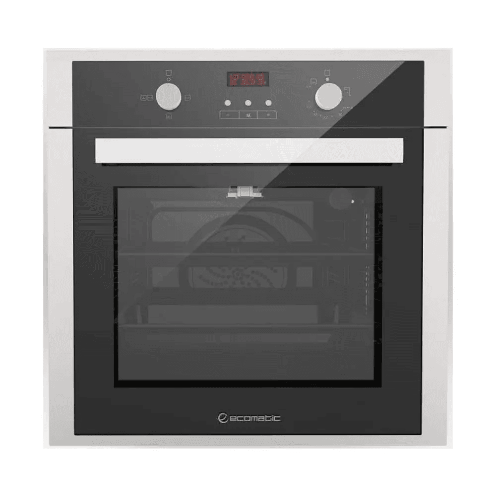 Ecomatic Built-in Oven, Gas, 60 cm, 67 L, Grill, Digital, G6434TDX - Black
