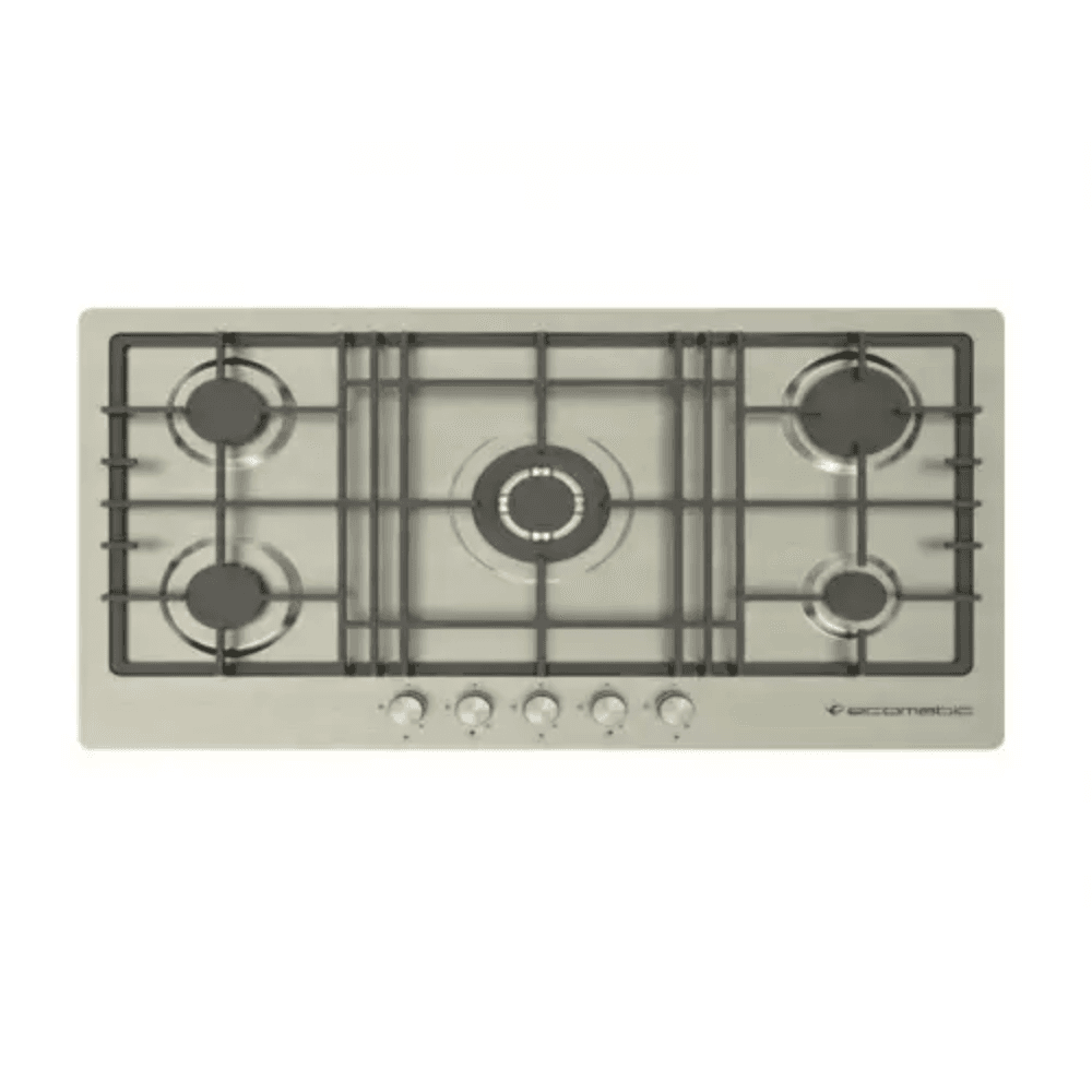 Ecomatic Built-in Gas Cooker, 90 cm, 5 Burners, S943XL5C - Silver