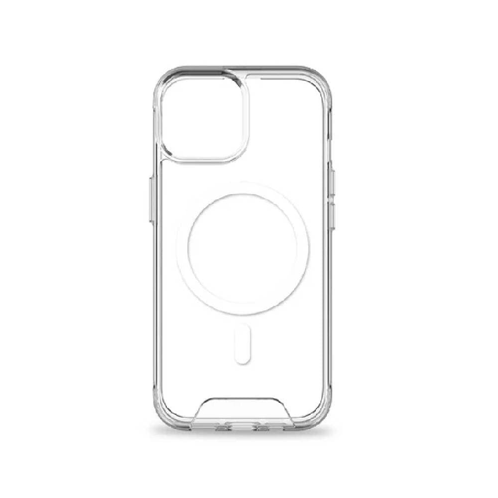 BayKron Smart Slim X Mag Case For iPhone 15 Shockproof Protection and MagSafe - Clear