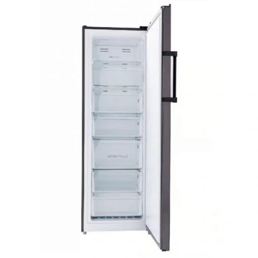 Toshiba Upright No Frost Digital Deep Freezer, 238 Liters, 7 Drawers, GR-RU312WE-DMN(37H) - Satin Grey