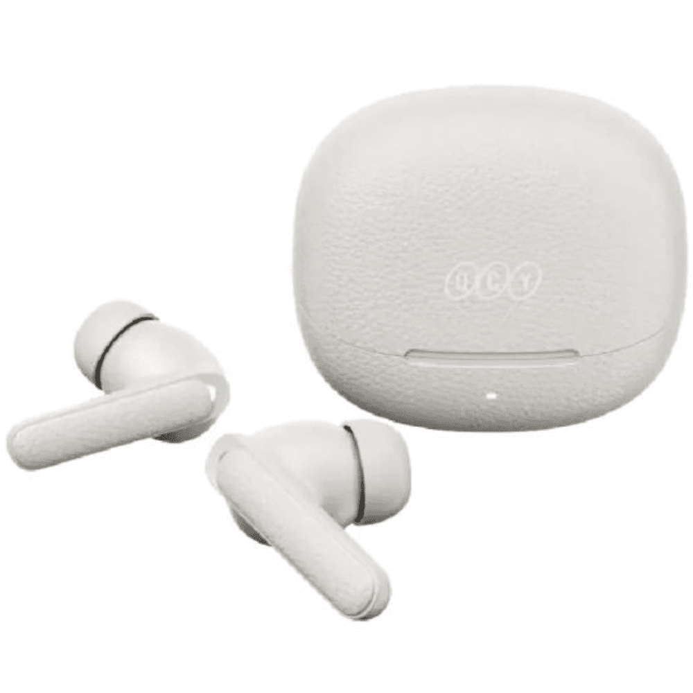 QCY T15 Wireless Earbuds - Light Gray