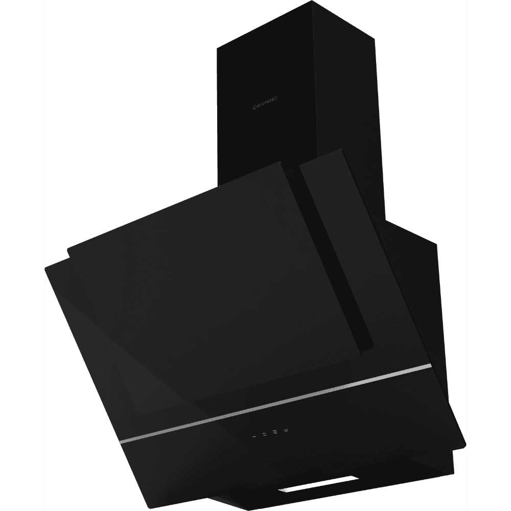 Ecomatic Built-in Hood, 60 cm, Touch, Digital, with Remote Control, H6106ZTS - Black