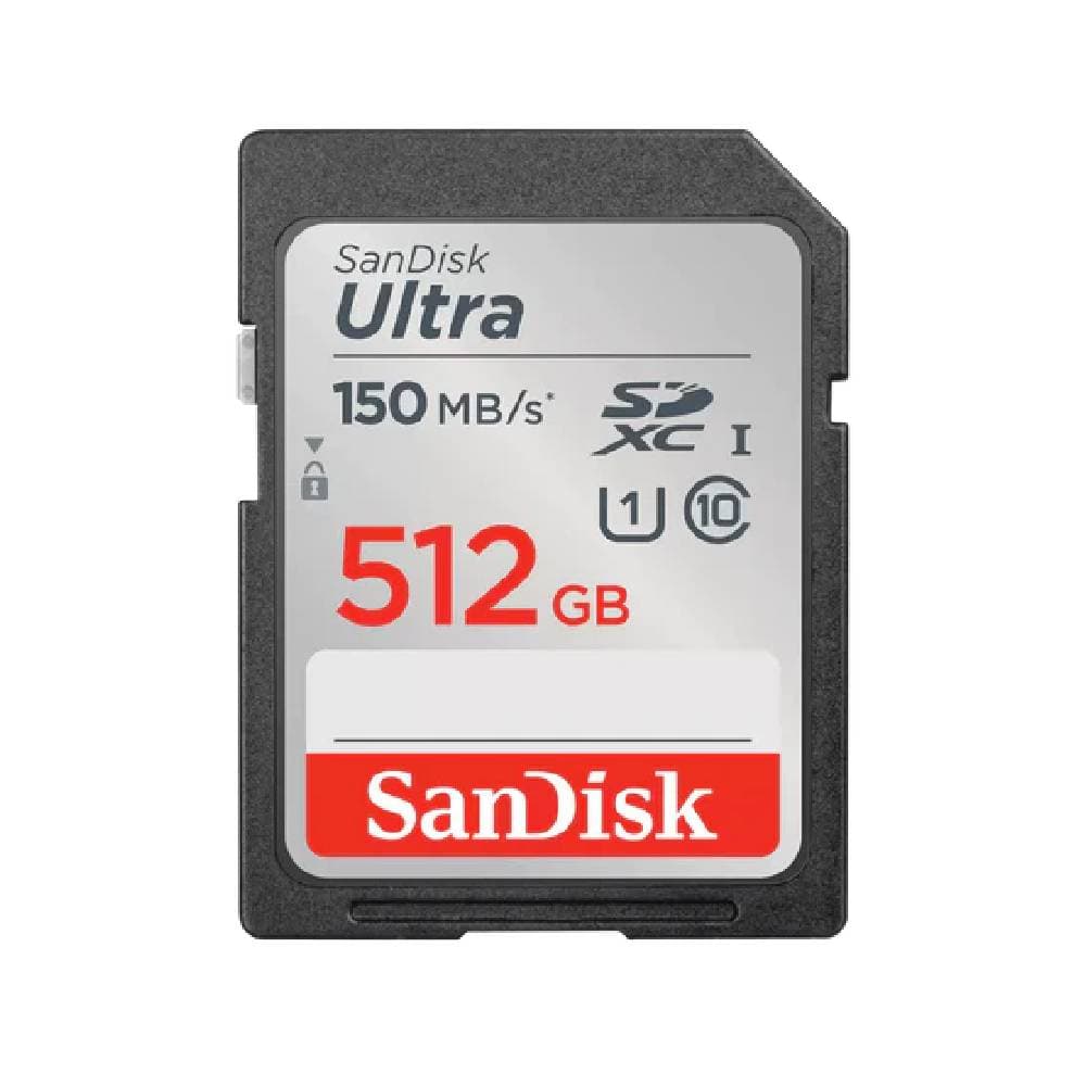 SanDisk Ultra 512GB SDHC UHS-I Memory Card Speed UP TO 150MB/s -Black