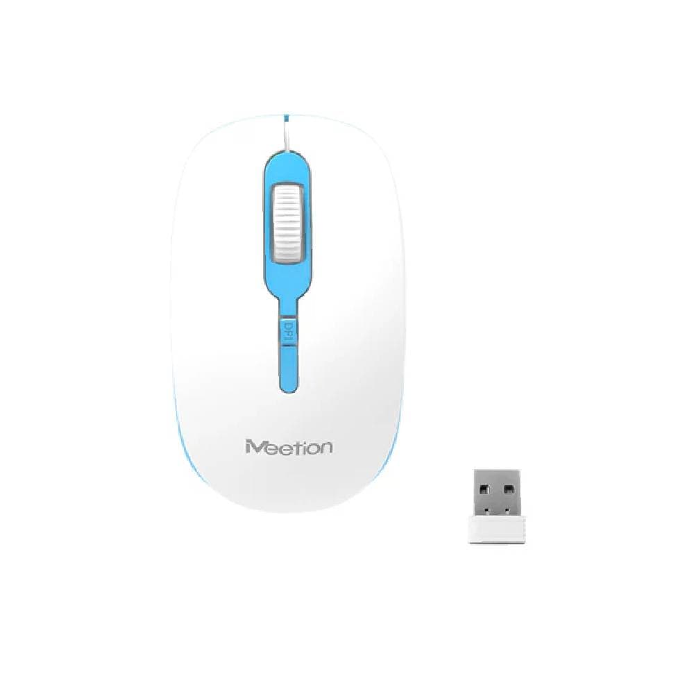 Meetion MT-R547 2.4G Wireless Optical Mouse - White