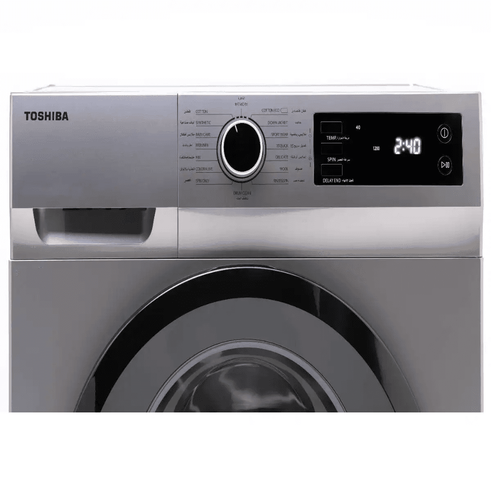 Toshiba Washing Machine, Full Automatic, 8 kg, Inverter, TW-BJ90S2EG(SK) - Silver
