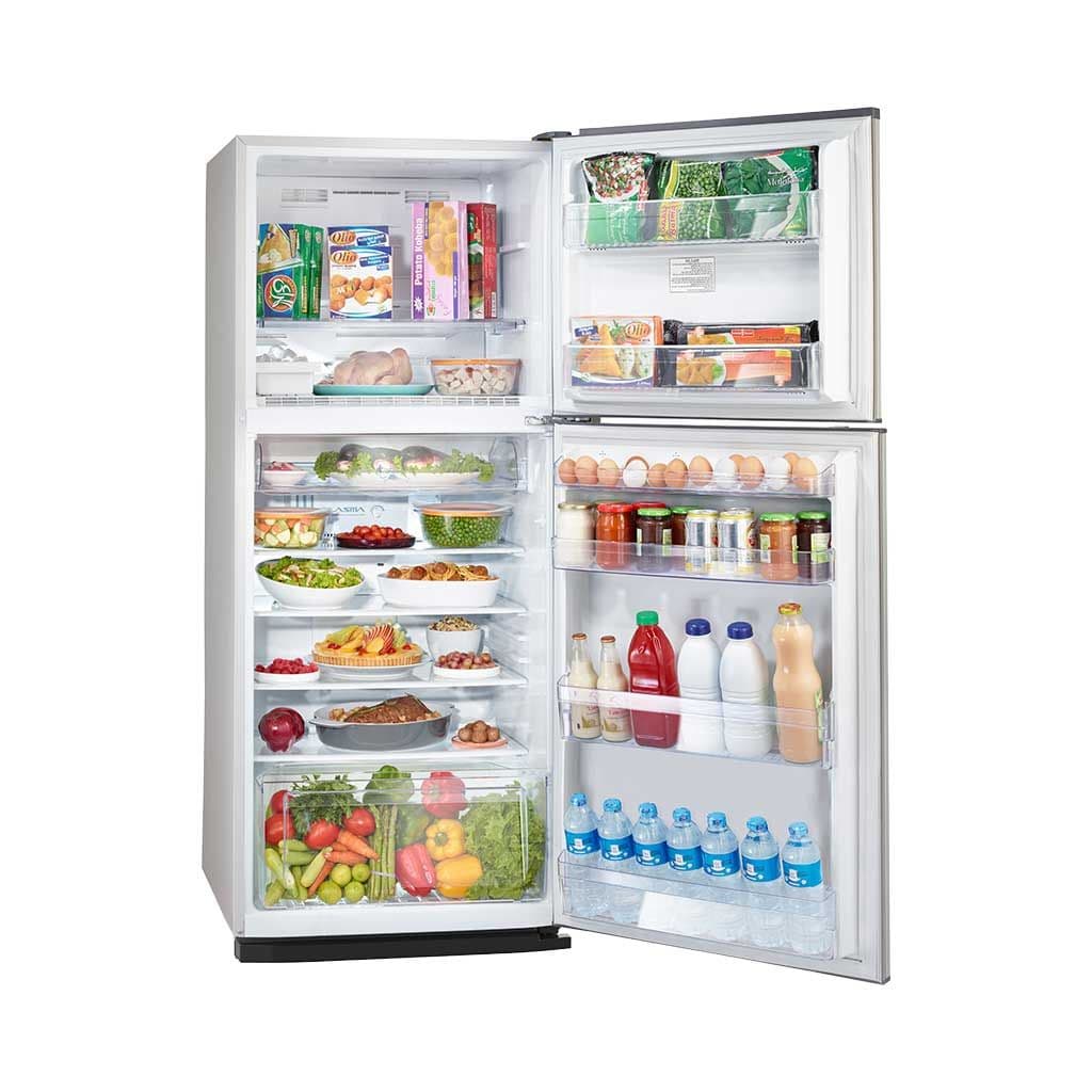 Tornado No Frost Refrigerator, 2 Doors, 355 Liters, Inverter, RF-40FTXV-SL - Silver