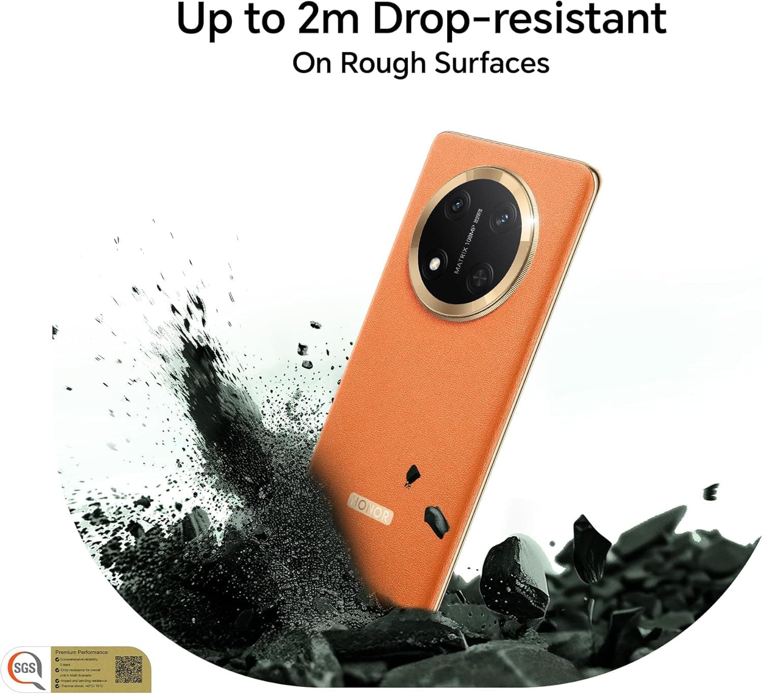Honor X9C Dual SIM, 256GB, 12GB RAM, 5G - Sunrise Orange (Local Warranty) 