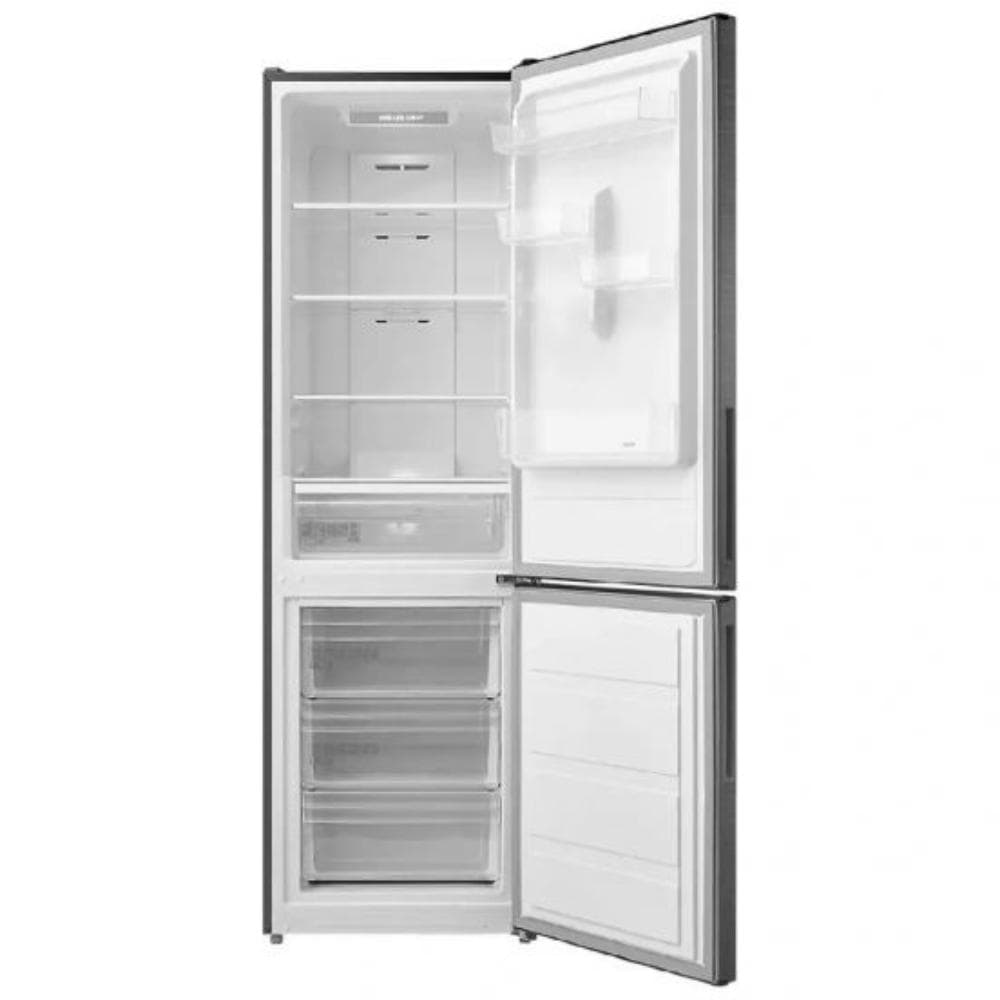 Midea No Frost Combi Refrigerator, 310 Liters, 2 Doors, Digital Screen, MDRB424FGN46 - Silver