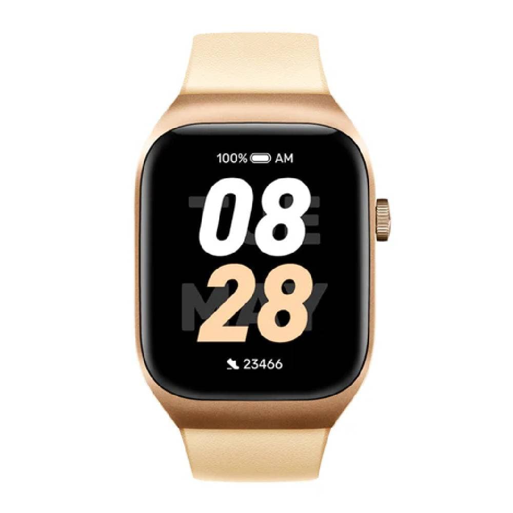 Mibro T2 Smart Watch With 2 Straps for Women, AMOLED HD Display, 1.75 Inch, Light Gold 
