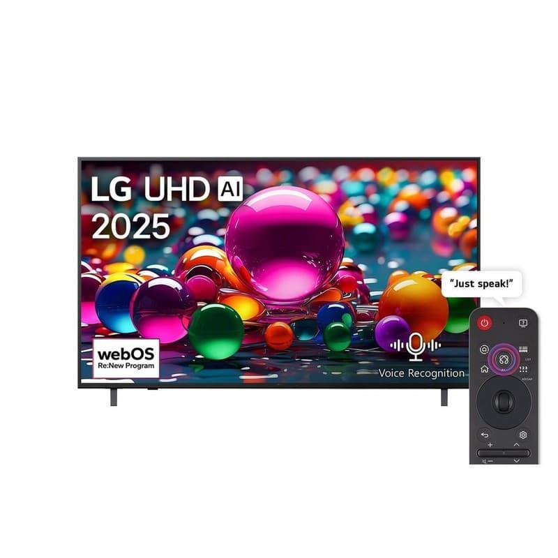 تلفزيون سمارت ال جي، 55 بوصة، LED، دقة 4K UHD، بريسيفر داخلي (2025) - 55UA85006LA