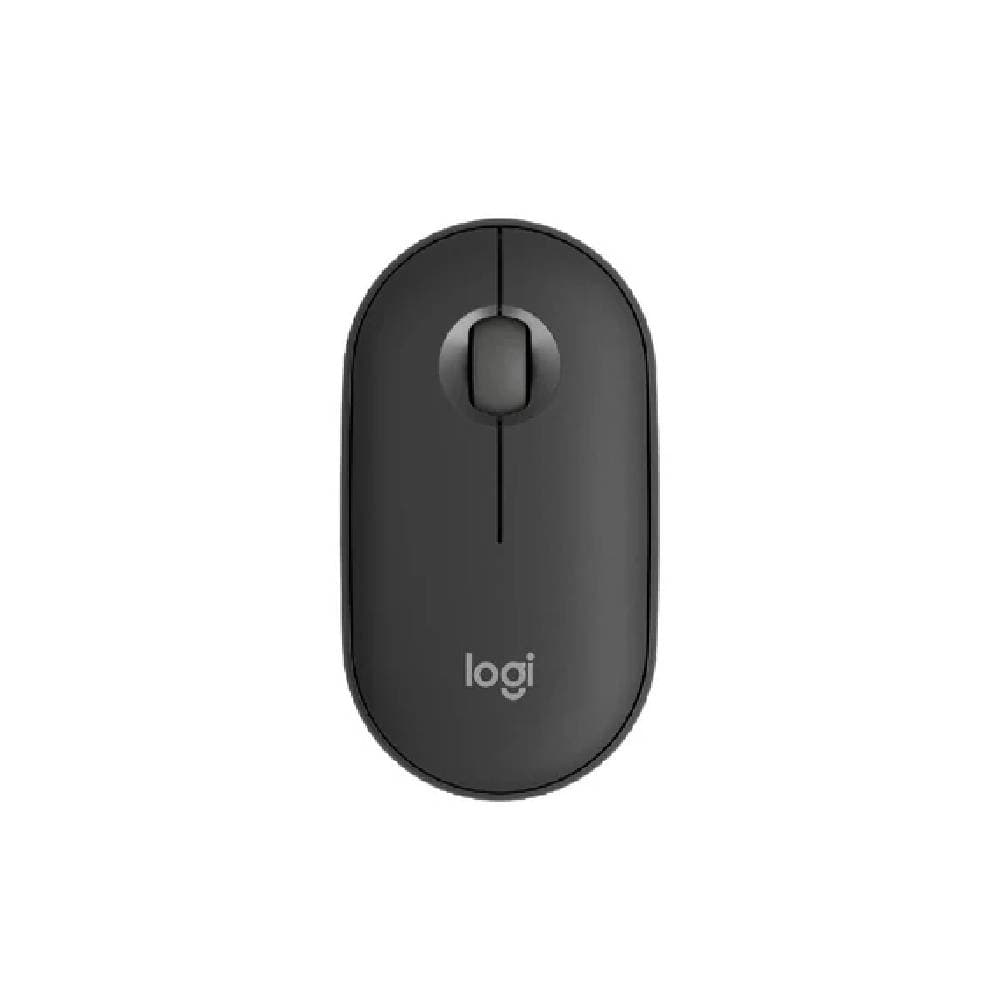 Logitech Pebble2 M350s Modern, Slim and Silent Wireless and Bluetooth Mouse - Black