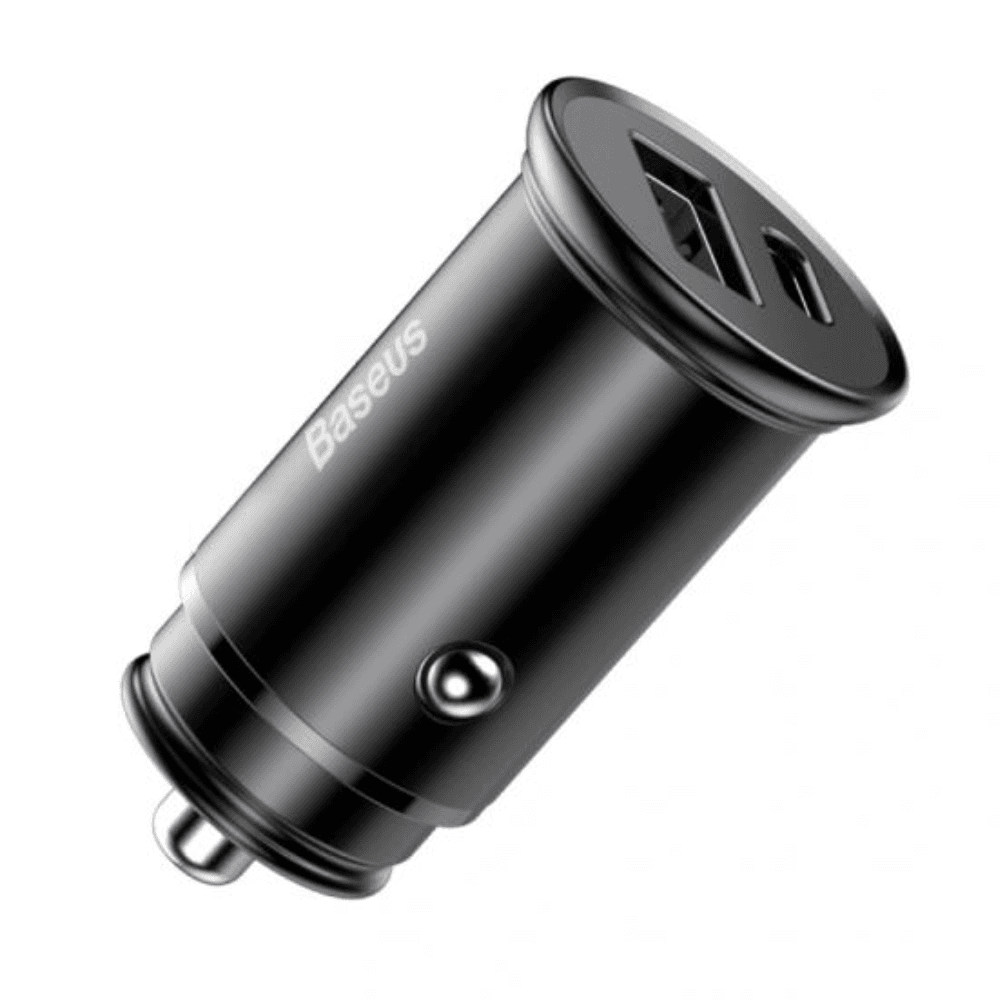 Baseus Metal Car Charger, 30W, CCALL-BS01 - Black