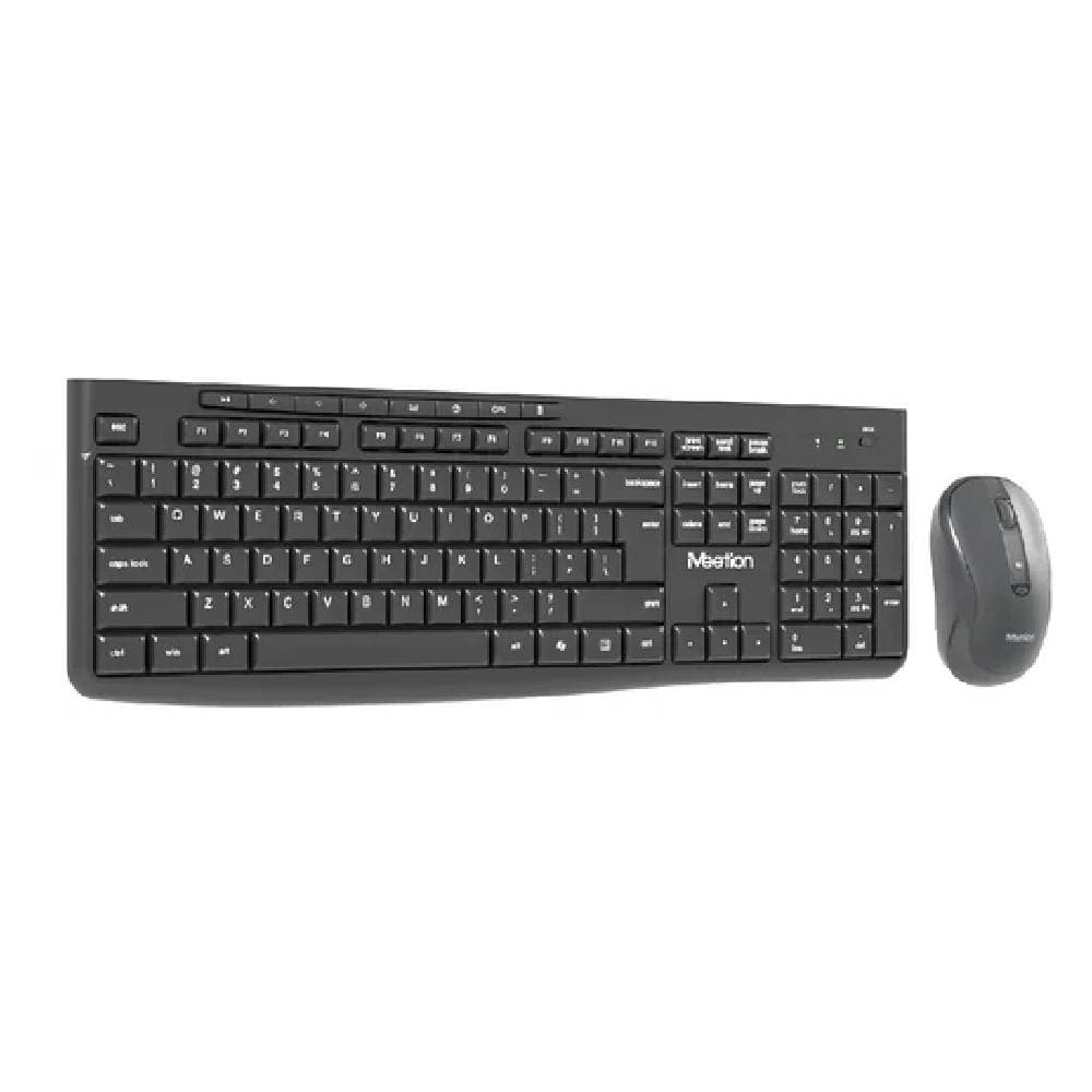 Meetion CW295 Silent 2.4G Wireless Keyboard Mouse Combo - Black